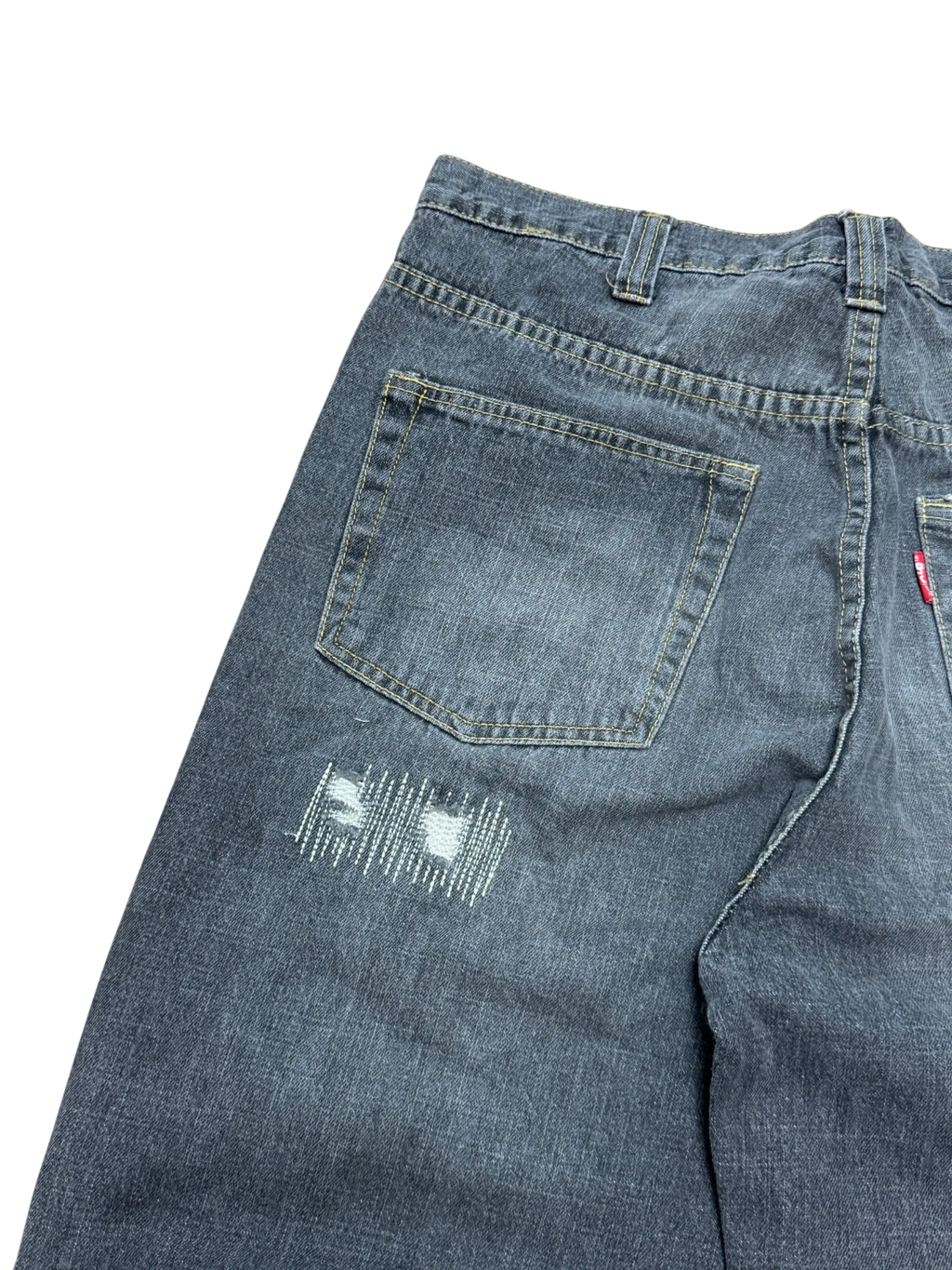 [V0907] Vintage y2k / 2000s Swagger graue baggy jeans