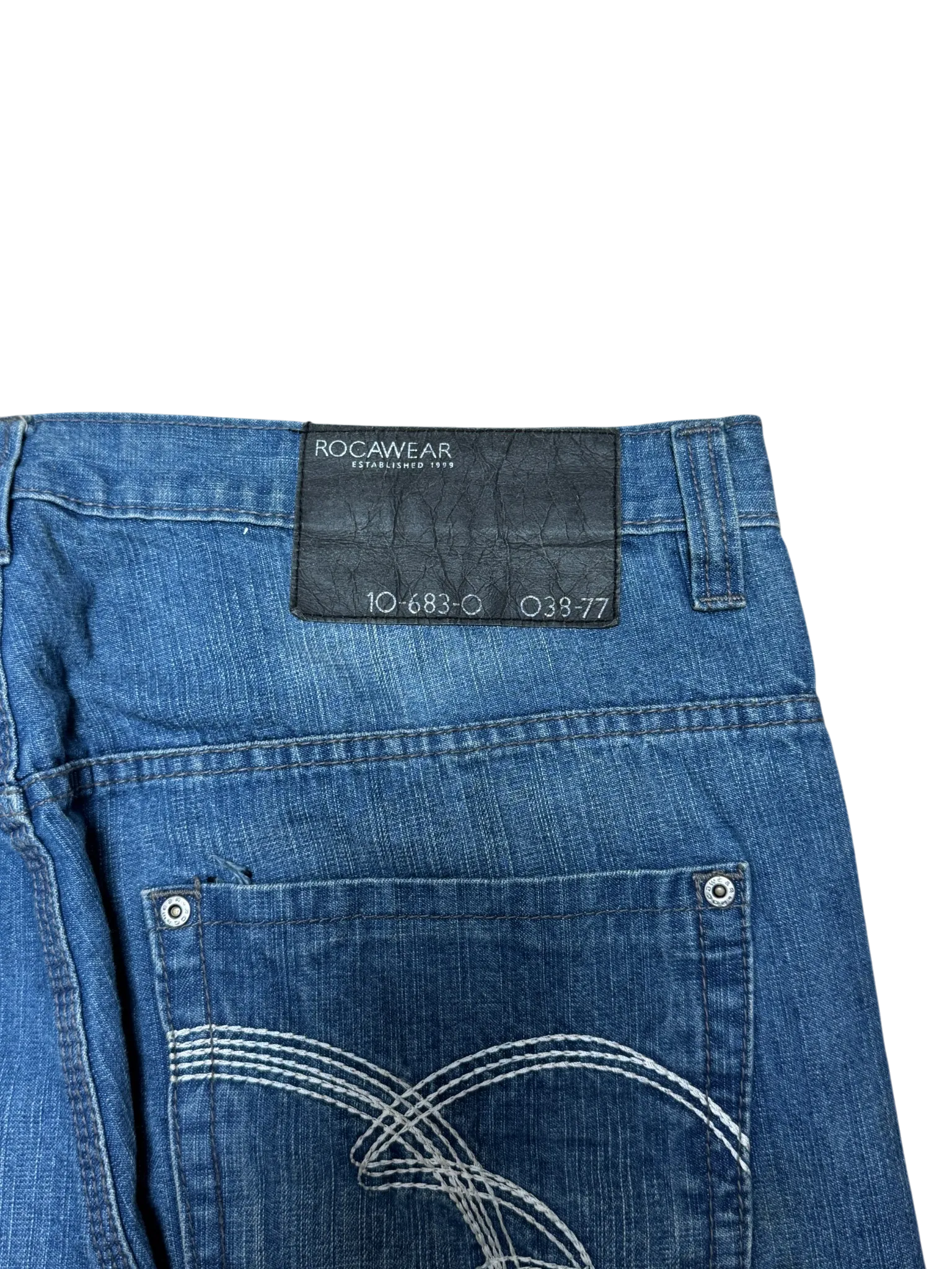 [V0931] Vintage y2k / 2000s Rocawear blaue baggy jeans