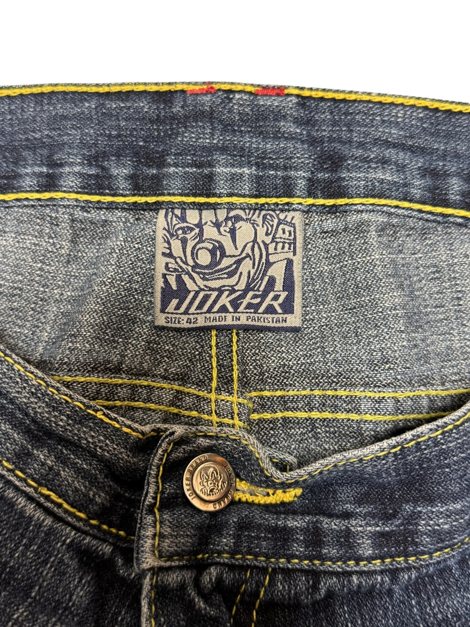 [V0898] Vintage y2k / 2000s Joker blaue baggy jeans