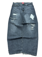 [V0907] Vintage y2k / 2000s Swagger graue baggy jeans