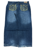 [V0898] Vintage y2k / 2000s Joker blaue baggy jeans