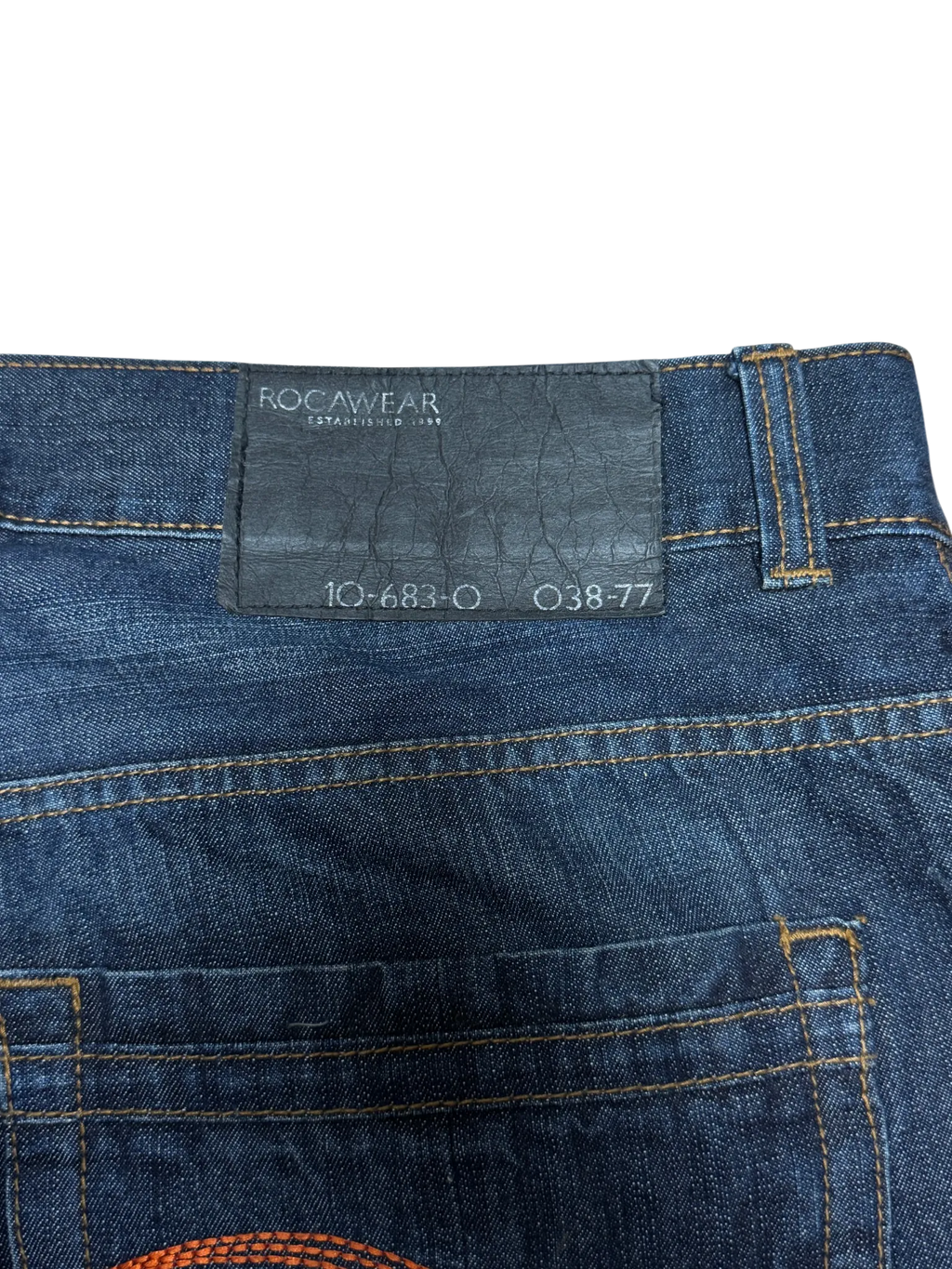 [V0935] Vintage y2k / 2000s Rocawear marineblaue baggy jeans