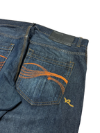 [V0935] Vintage y2k / 2000s Rocawear marineblaue baggy jeans