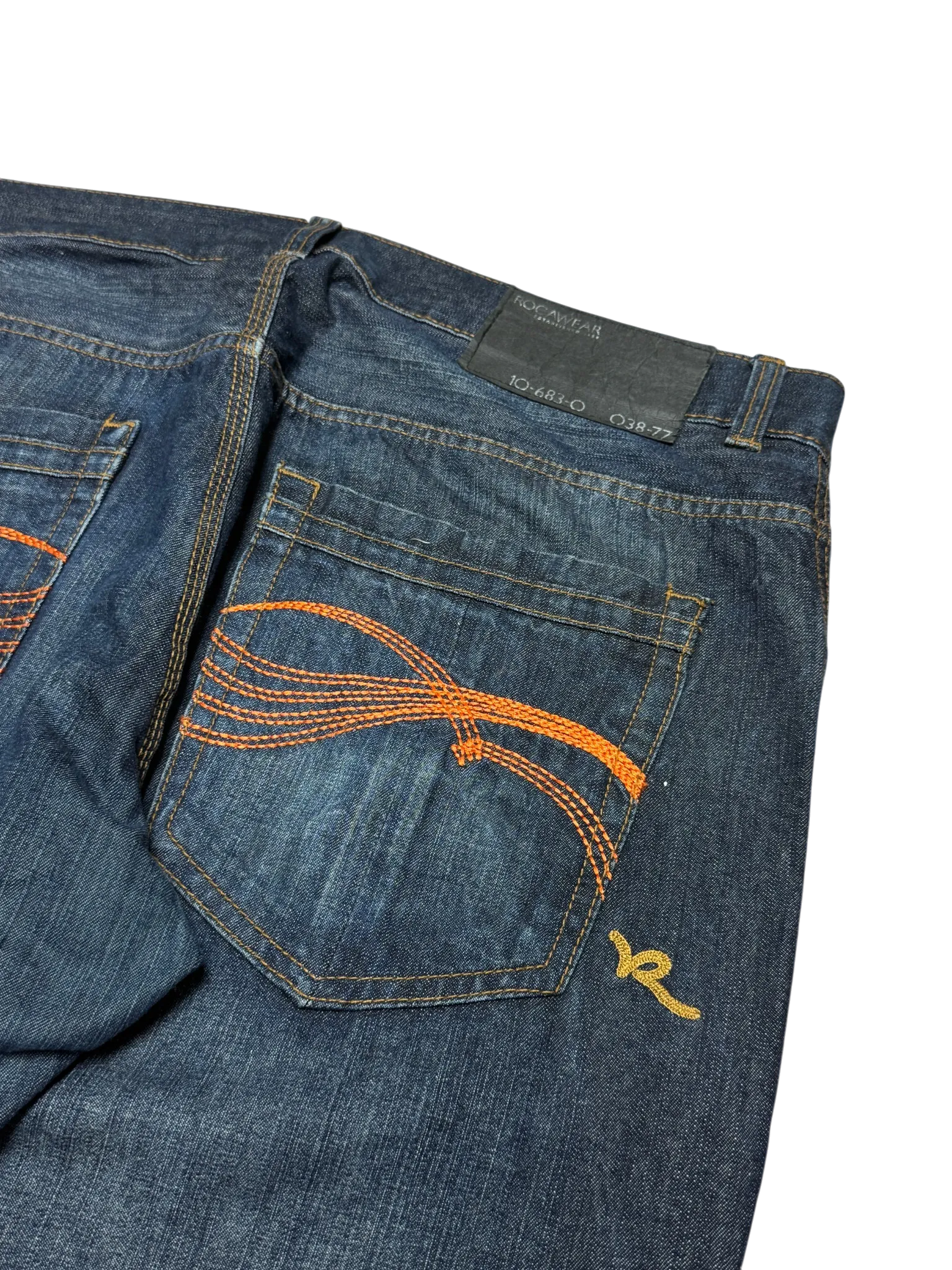 [V0935] Vintage y2k / 2000s Rocawear marineblaue baggy jeans