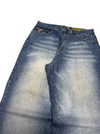 [V0897] Vintage y2k / 2000s Akademiks blaue baggy jeans