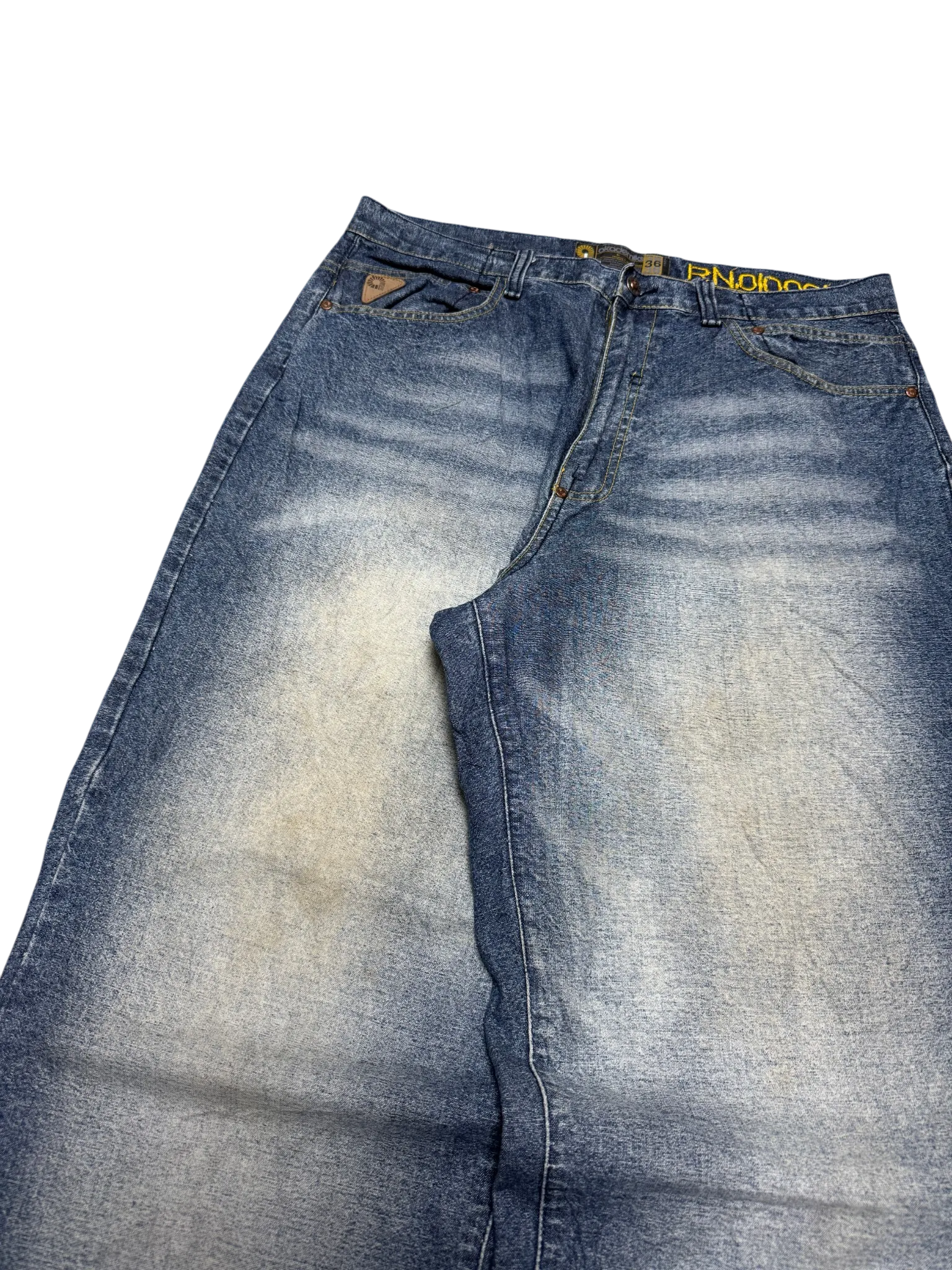 [V0897] Vintage y2k / 2000s Akademiks blaue baggy jeans