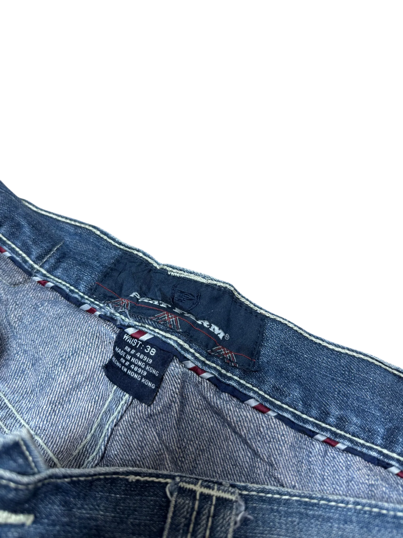 [V0925] Vintage y2k / 2000s Phat Farm blaue baggy jeans