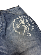 [V0925] Vintage y2k / 2000s Phat Farm blaue baggy jeans
