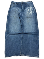 [V0925] Vintage y2k / 2000s Phat Farm blaue baggy jeans
