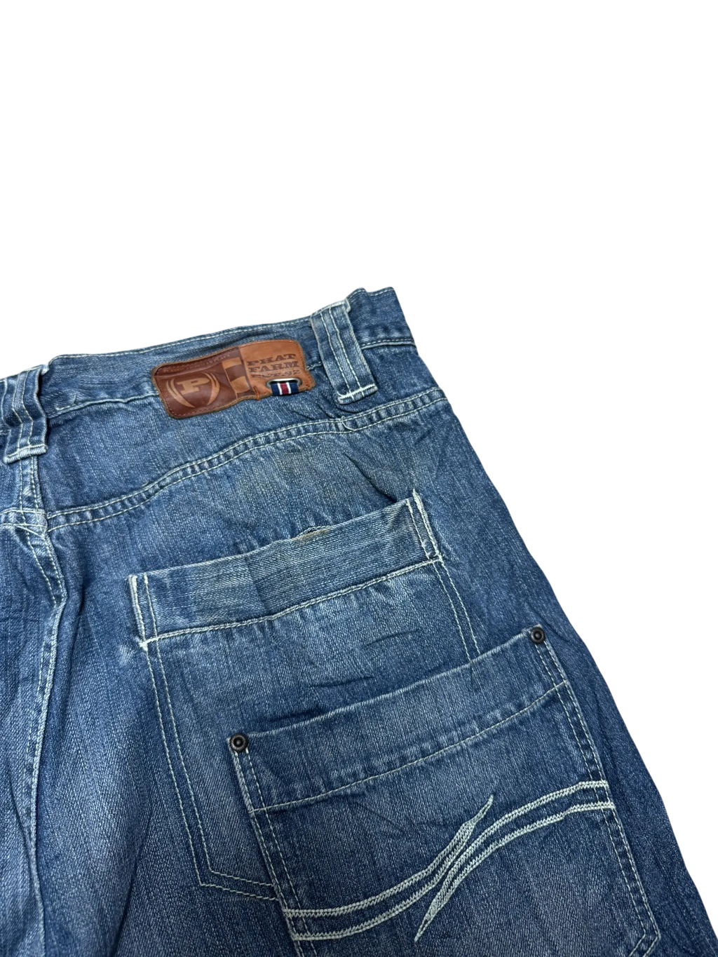 [V0925] Vintage y2k / 2000s Phat Farm blaue baggy jeans