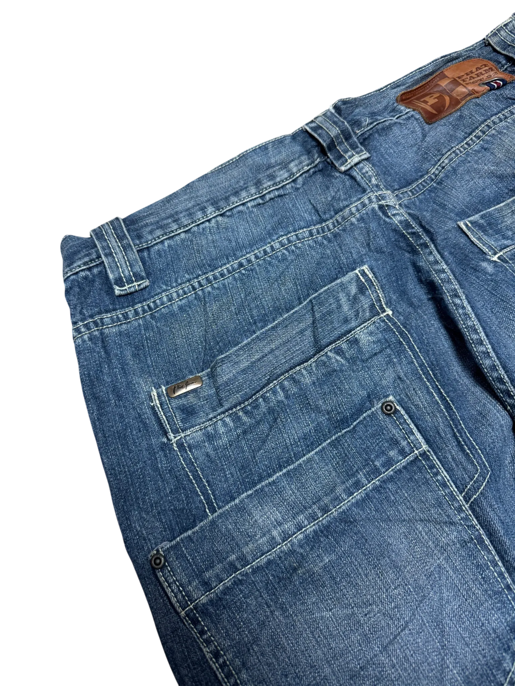 [V0925] Vintage y2k / 2000s Phat Farm blaue baggy jeans