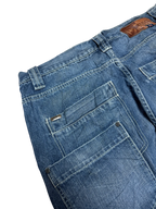 [V0925] Vintage y2k / 2000s Phat Farm blaue baggy jeans