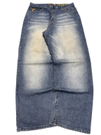 [V0897] Vintage y2k / 2000s Akademiks blaue baggy jeans