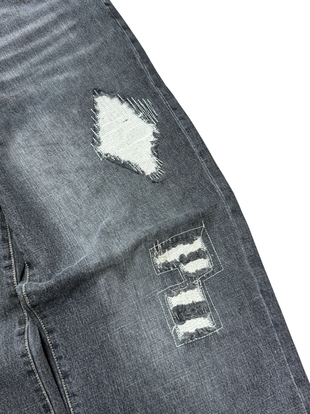 [V0907] Vintage y2k / 2000s Swagger graue baggy jeans