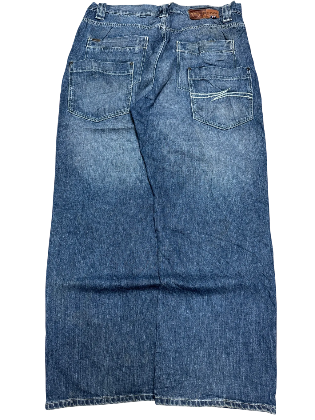 [V0925] Vintage y2k / 2000s Phat Farm blaue baggy jeans