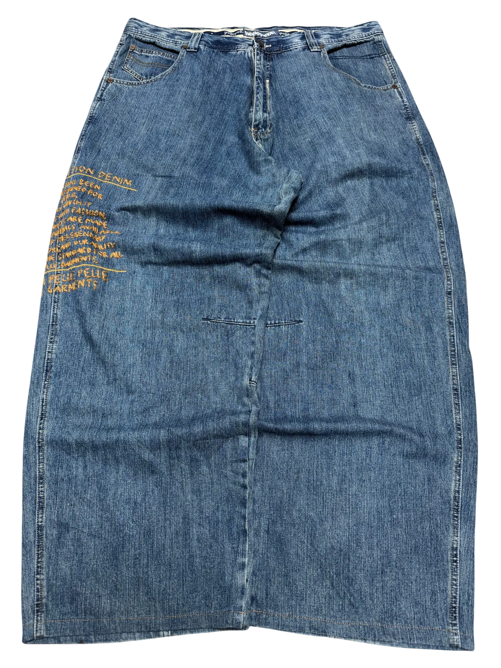 [V0928] Vintage y2k / 2000s Pelle Pelle blaue baggy jeans