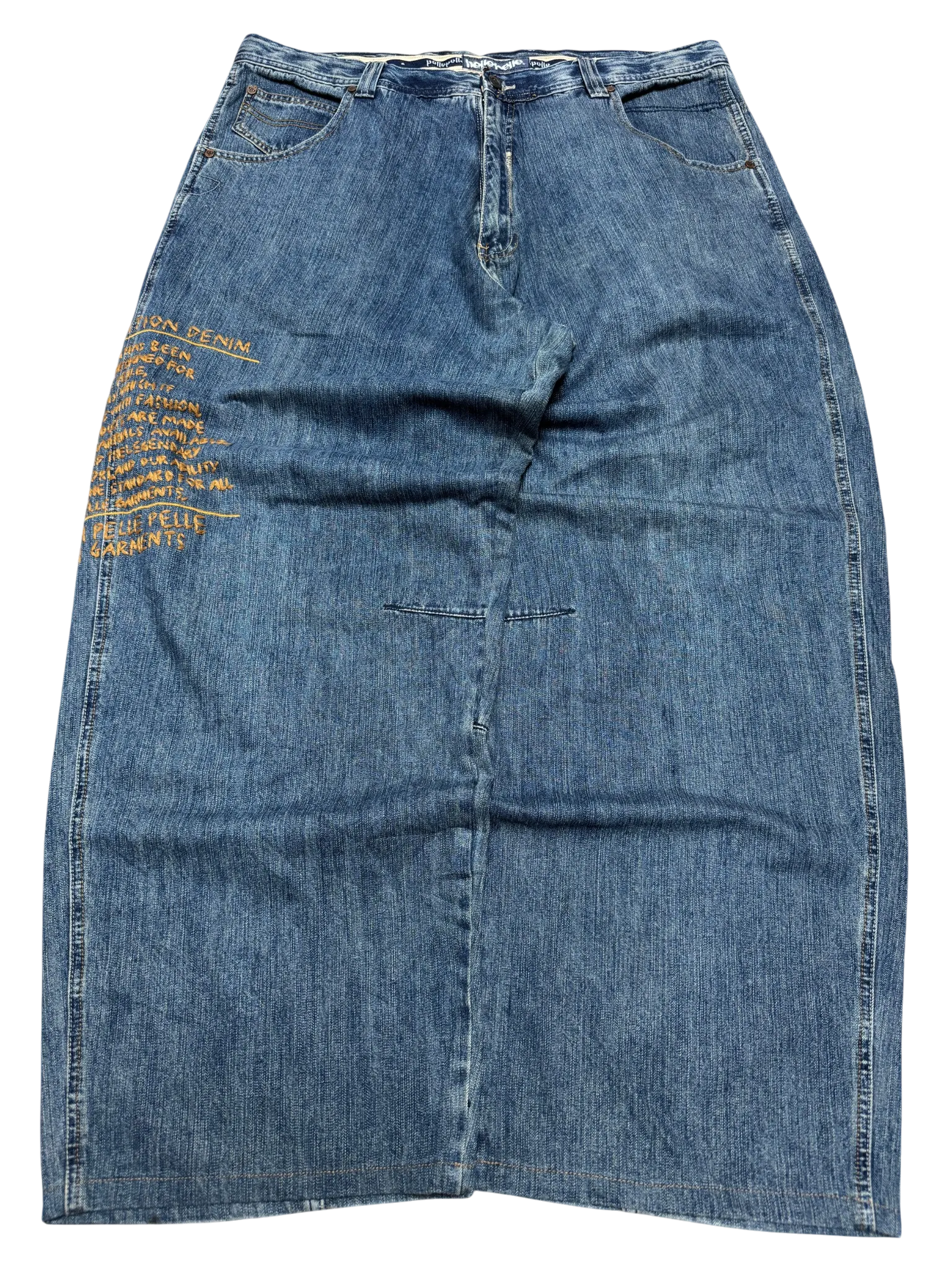 [V0928] Vintage y2k / 2000s Pelle Pelle blaue baggy jeans
