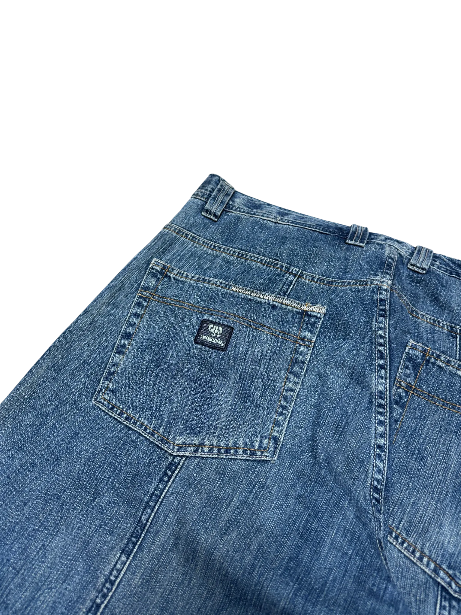 [V0928] Vintage y2k / 2000s Pelle Pelle blaue baggy jeans