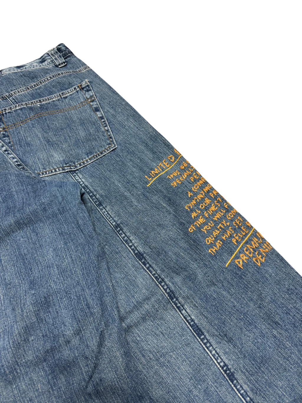 [V0928] Vintage y2k / 2000s Pelle Pelle blaue baggy jeans