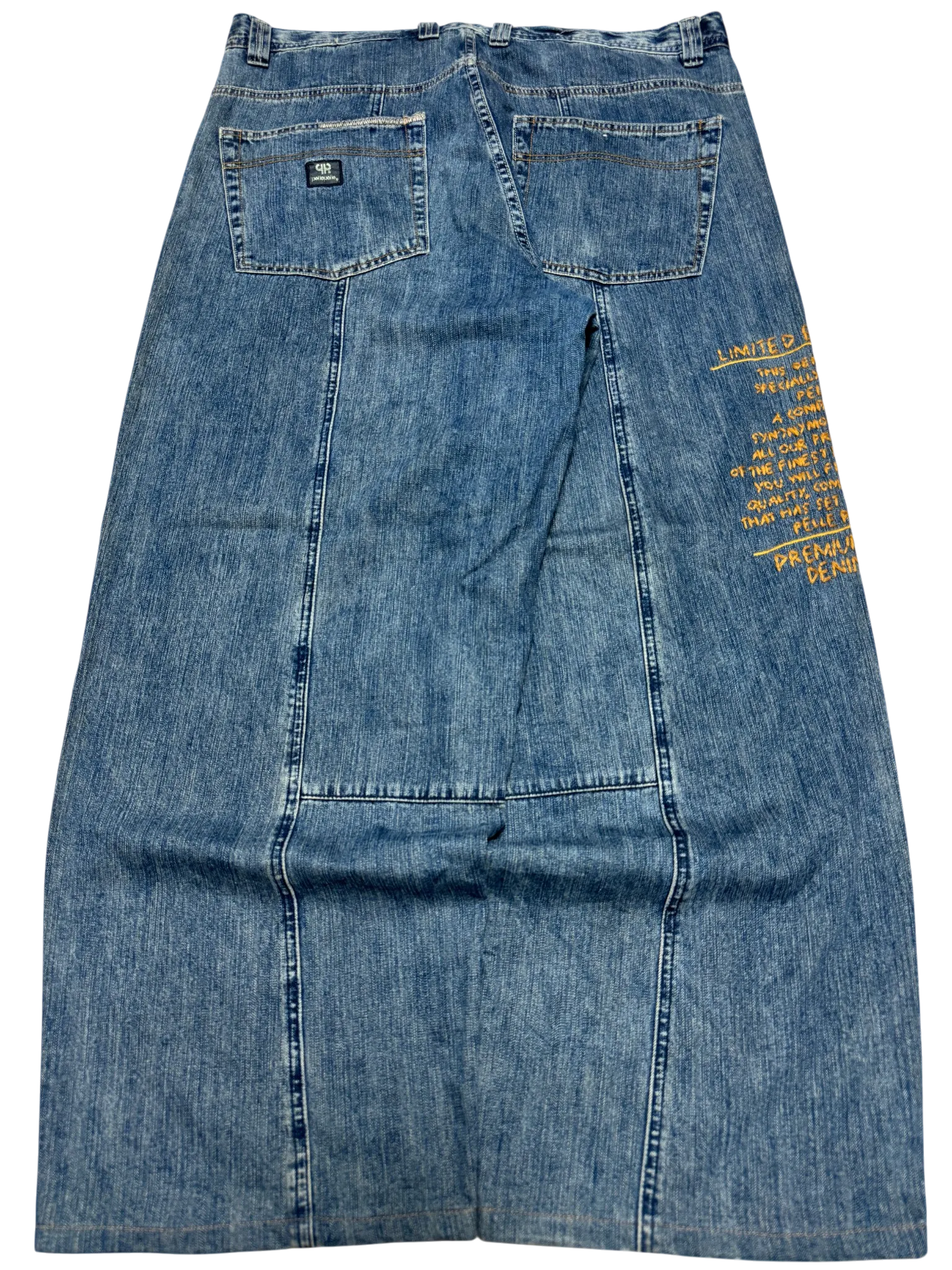 [V0928] Vintage y2k / 2000s Pelle Pelle blaue baggy jeans