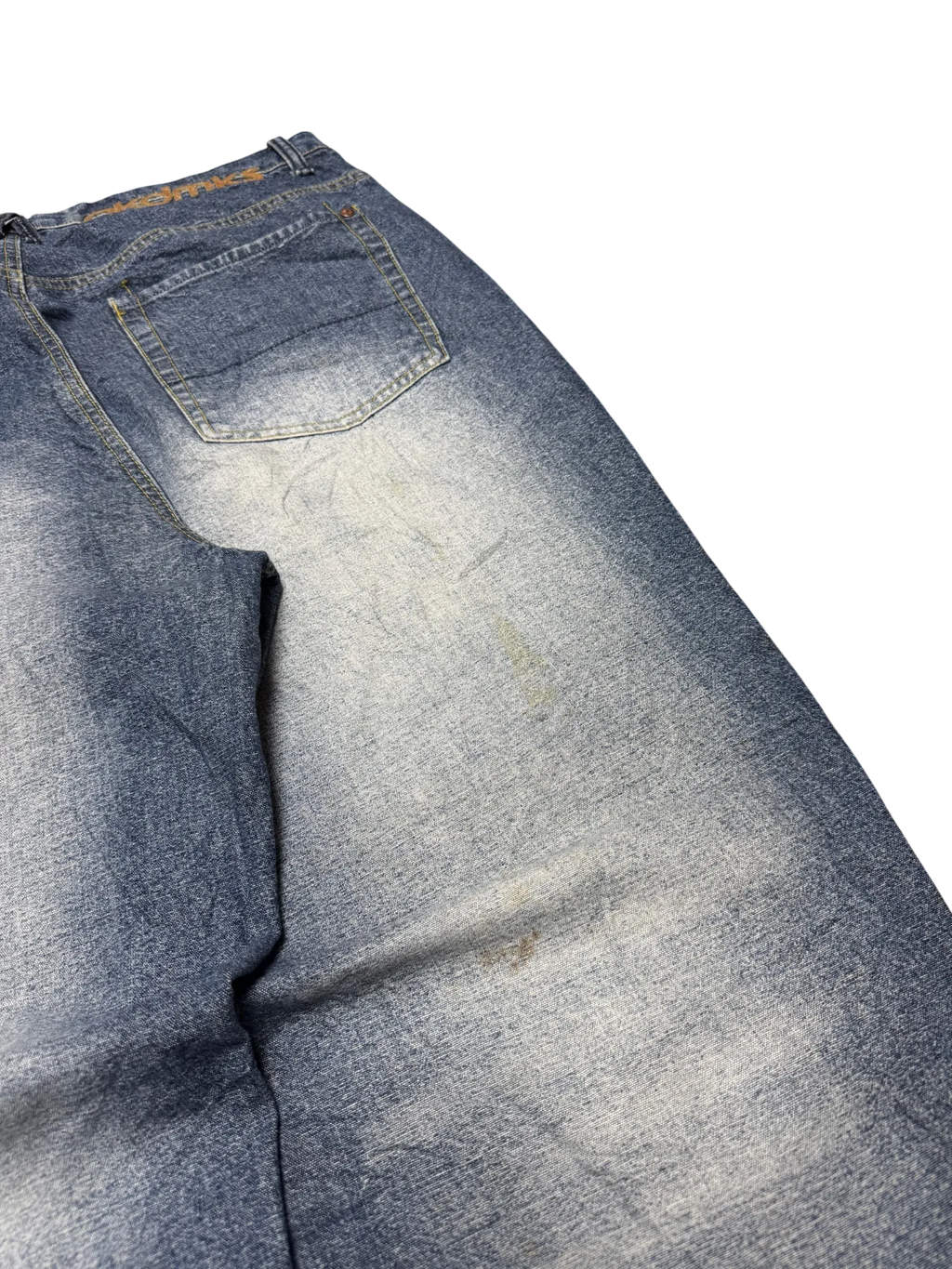 [V0897] Vintage y2k / 2000s Akademiks blaue baggy jeans