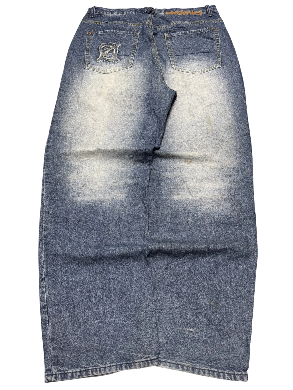[V0897] Vintage y2k / 2000s Akademiks blaue baggy jeans