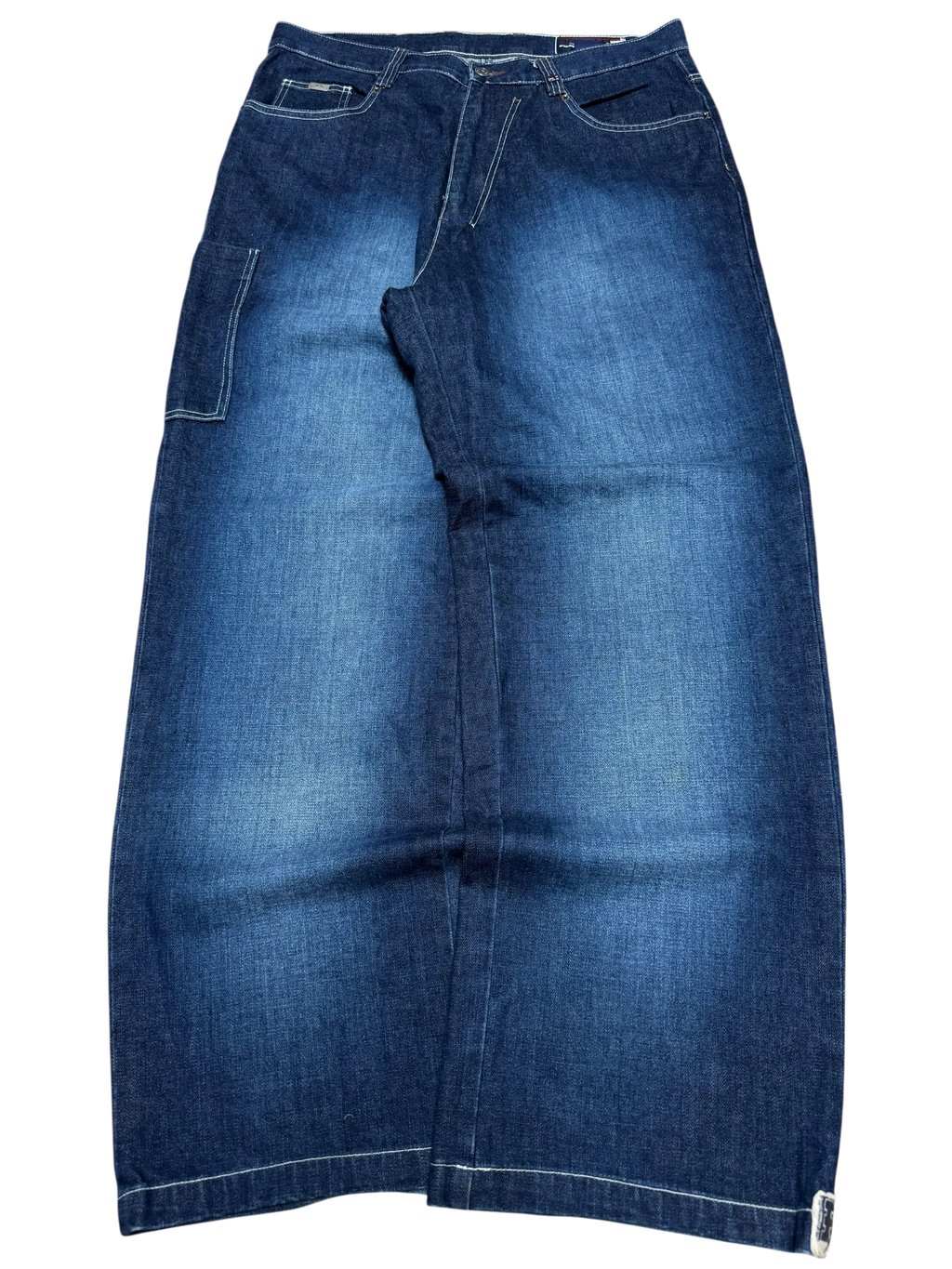 [V0923] Vintage y2k / 2000s Phat Farm marineblaue baggy jeans