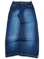 [V0923] Vintage y2k / 2000s Phat Farm marineblaue baggy jeans