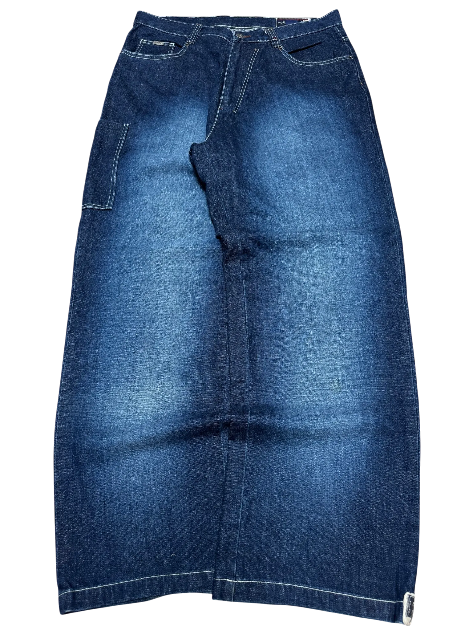 [V0923] Vintage y2k / 2000s Phat Farm marineblaue baggy jeans