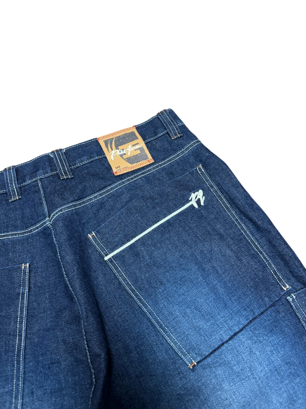 [V0923] Vintage y2k / 2000s Phat Farm marineblaue baggy jeans