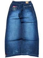 [V0923] Vintage y2k / 2000s Phat Farm marineblaue baggy jeans
