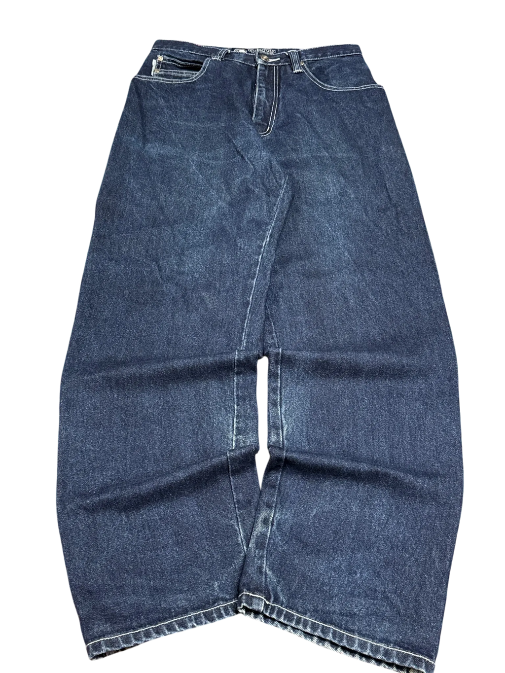 [V0886de] Vintage y2k Southpole marineblaue baggy jeans