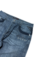 [V0948] Vintage y2k / 2000s Fubu blaue baggy jeans