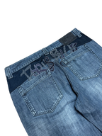[V0948] Vintage y2k / 2000s Fubu blaue baggy jeans