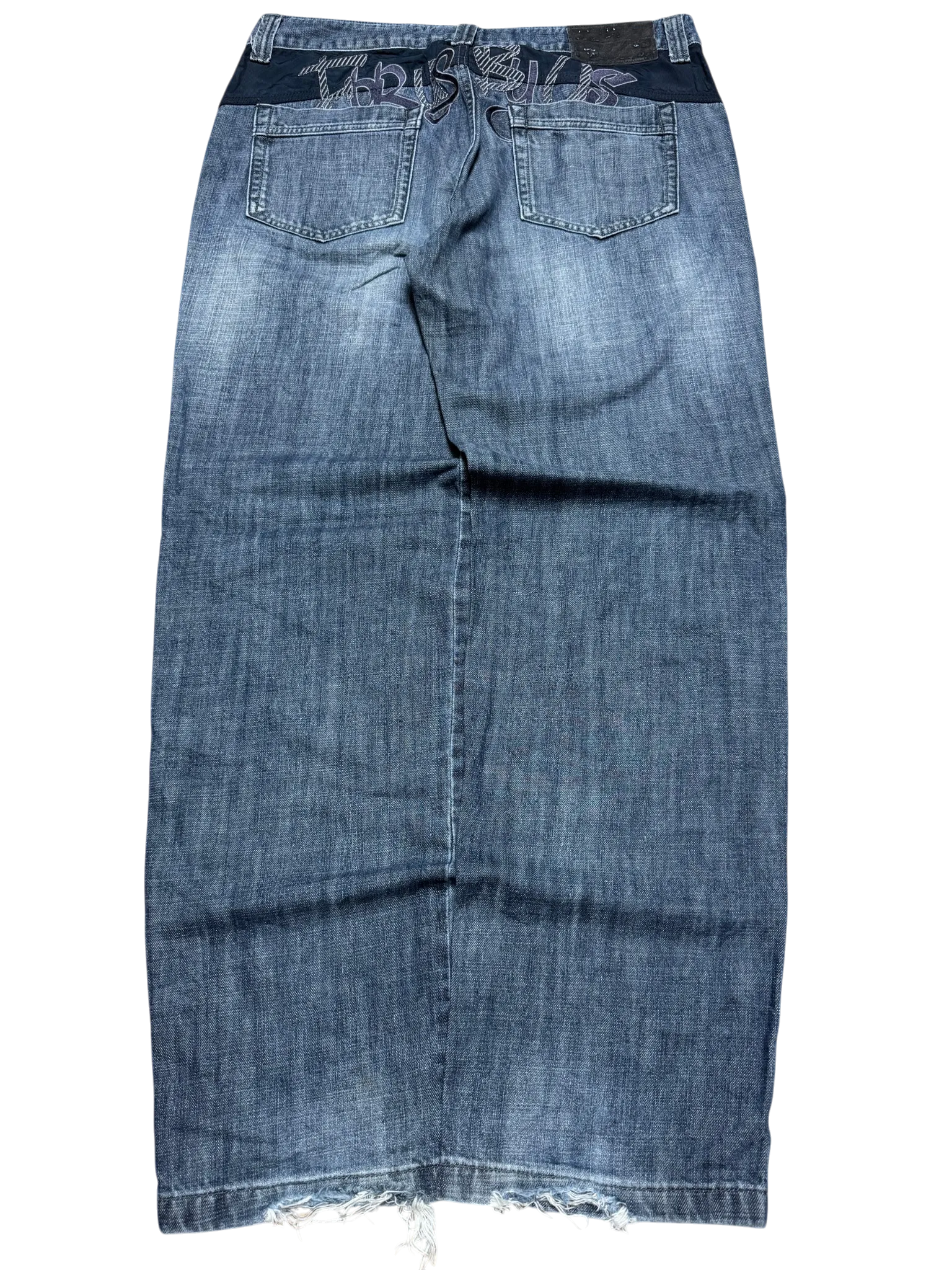 [V0948] Vintage y2k / 2000s Fubu blaue baggy jeans