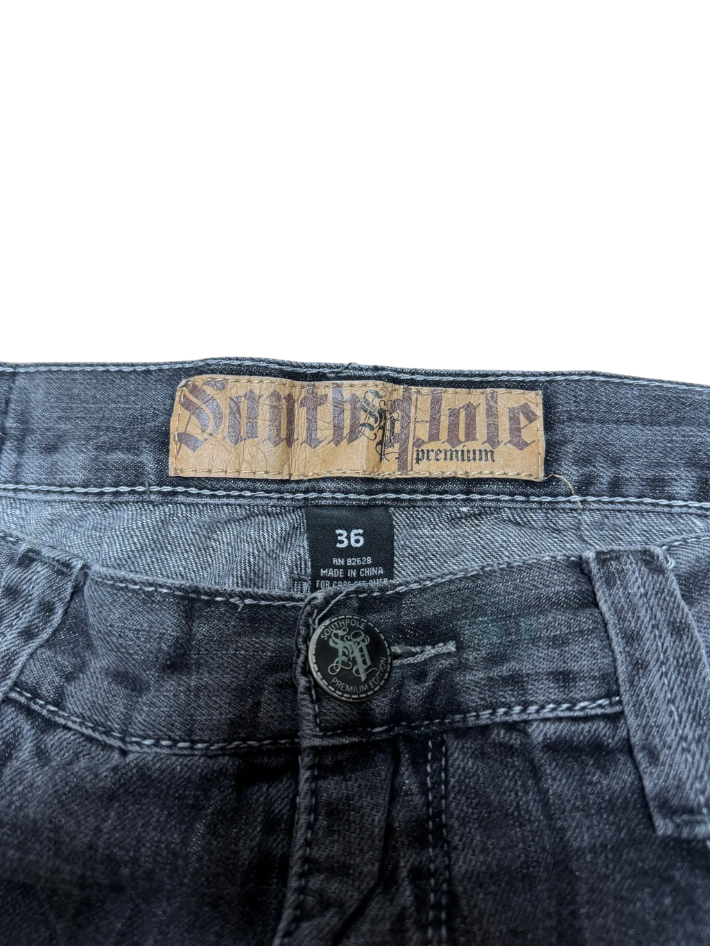 [V0953] Vintage y2k / 2000s Southpole schwarze baggy jeans