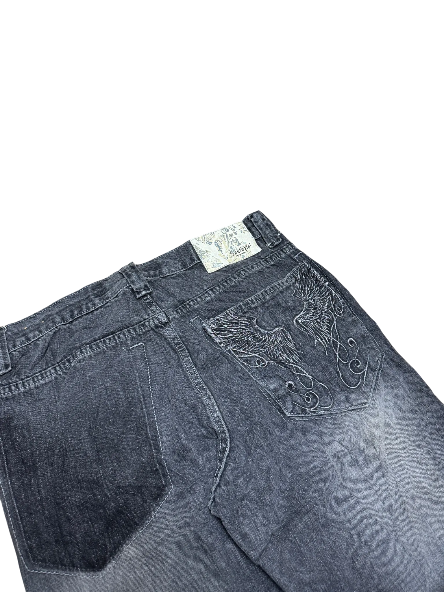 [V0953] Vintage y2k / 2000s Southpole schwarze baggy jeans