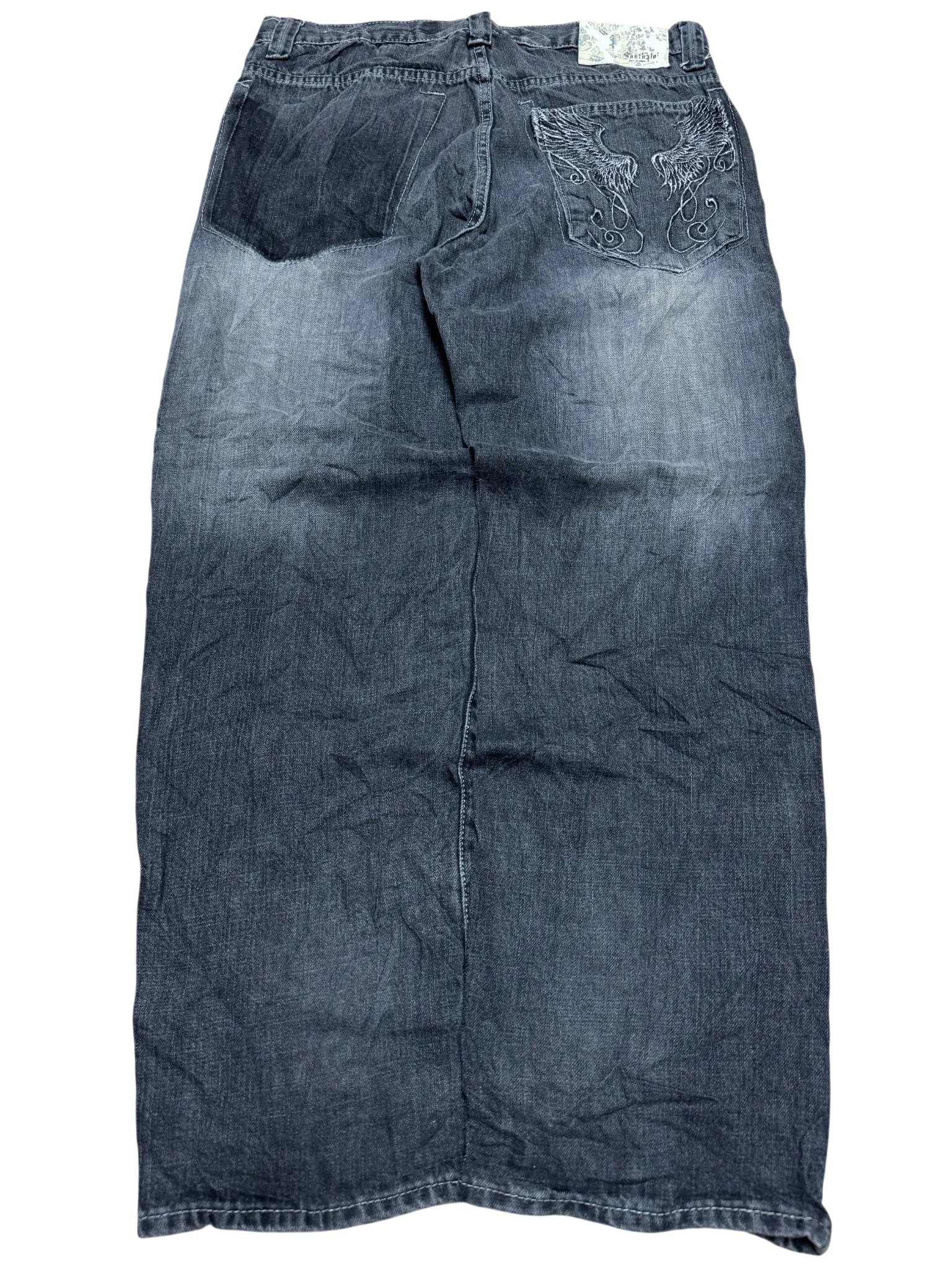 [V0953] Vintage y2k / 2000s Southpole schwarze baggy jeans