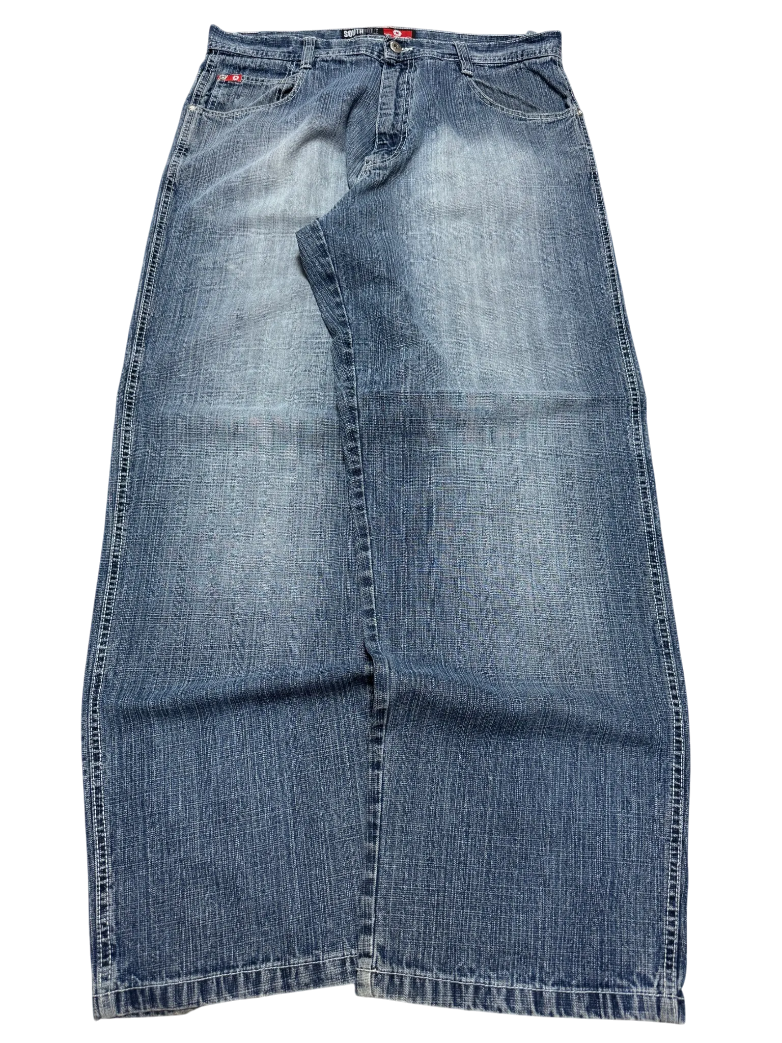 [V0956] Vintage y2k / 2000s Southpole blaue baggy jeans (Red Tab)