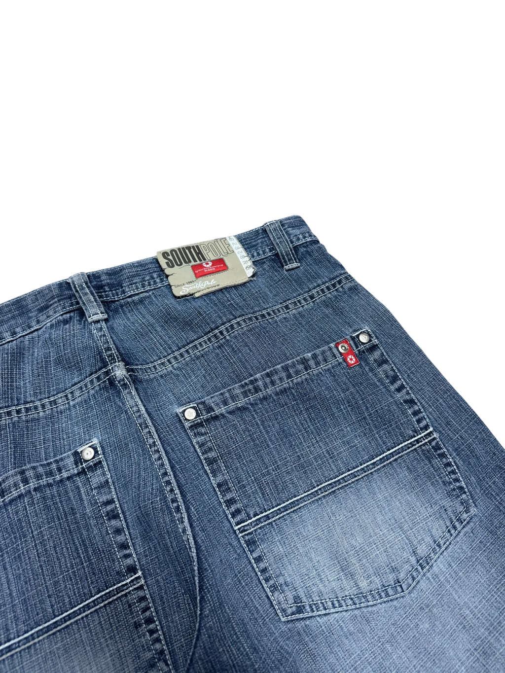 [V0956] Vintage y2k / 2000s Southpole blaue baggy jeans (Red Tab)