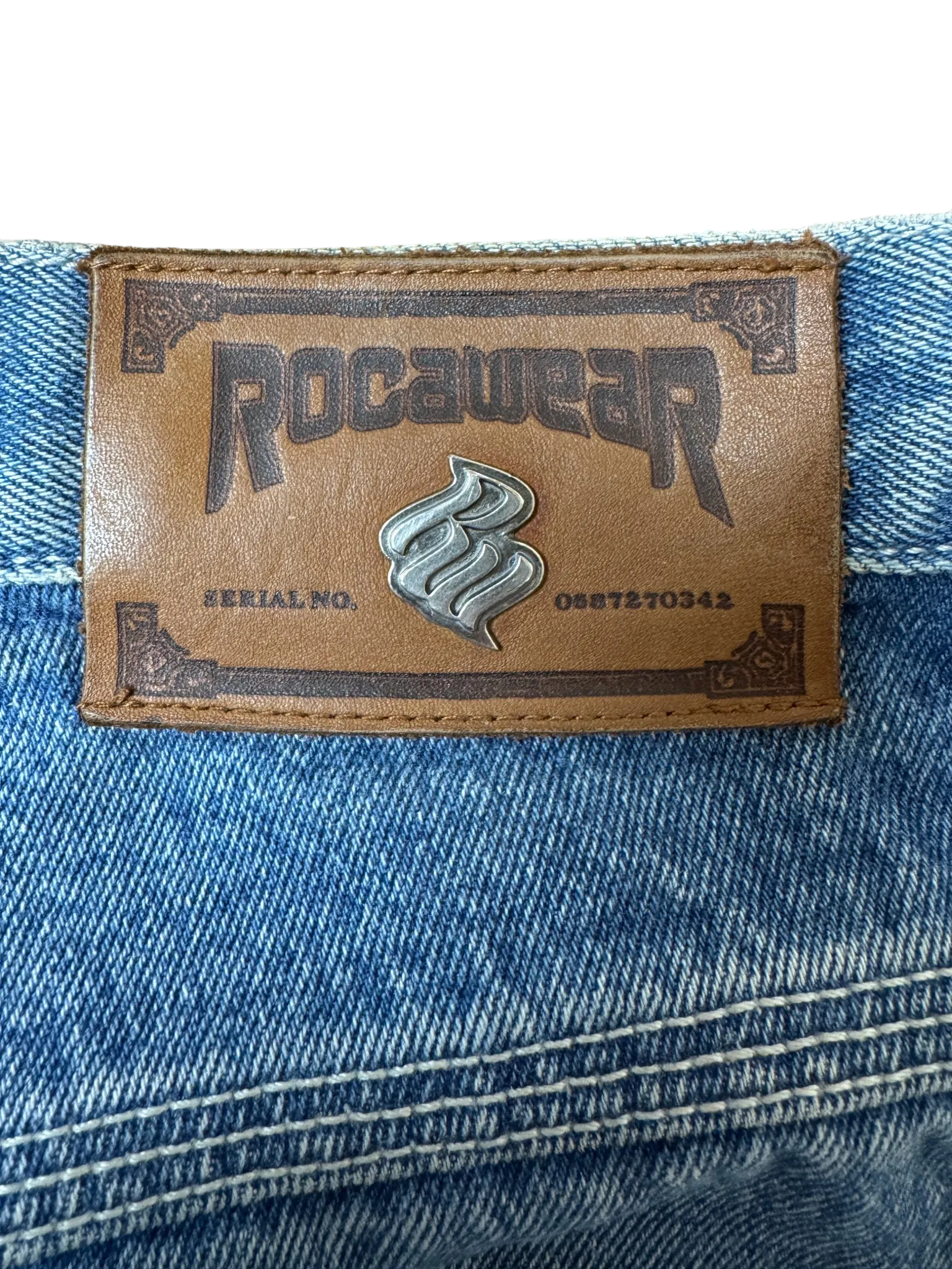 [V0936] Vintage y2k / 2000s Rocawear blaue baggy jeans