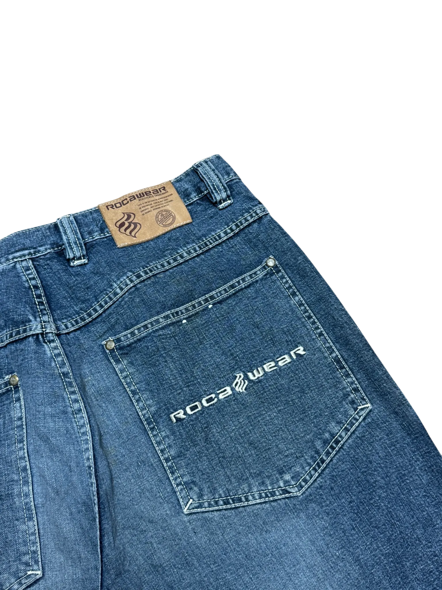 [V0933] Vintage y2k / 2000s Rocawear blaue baggy jeans