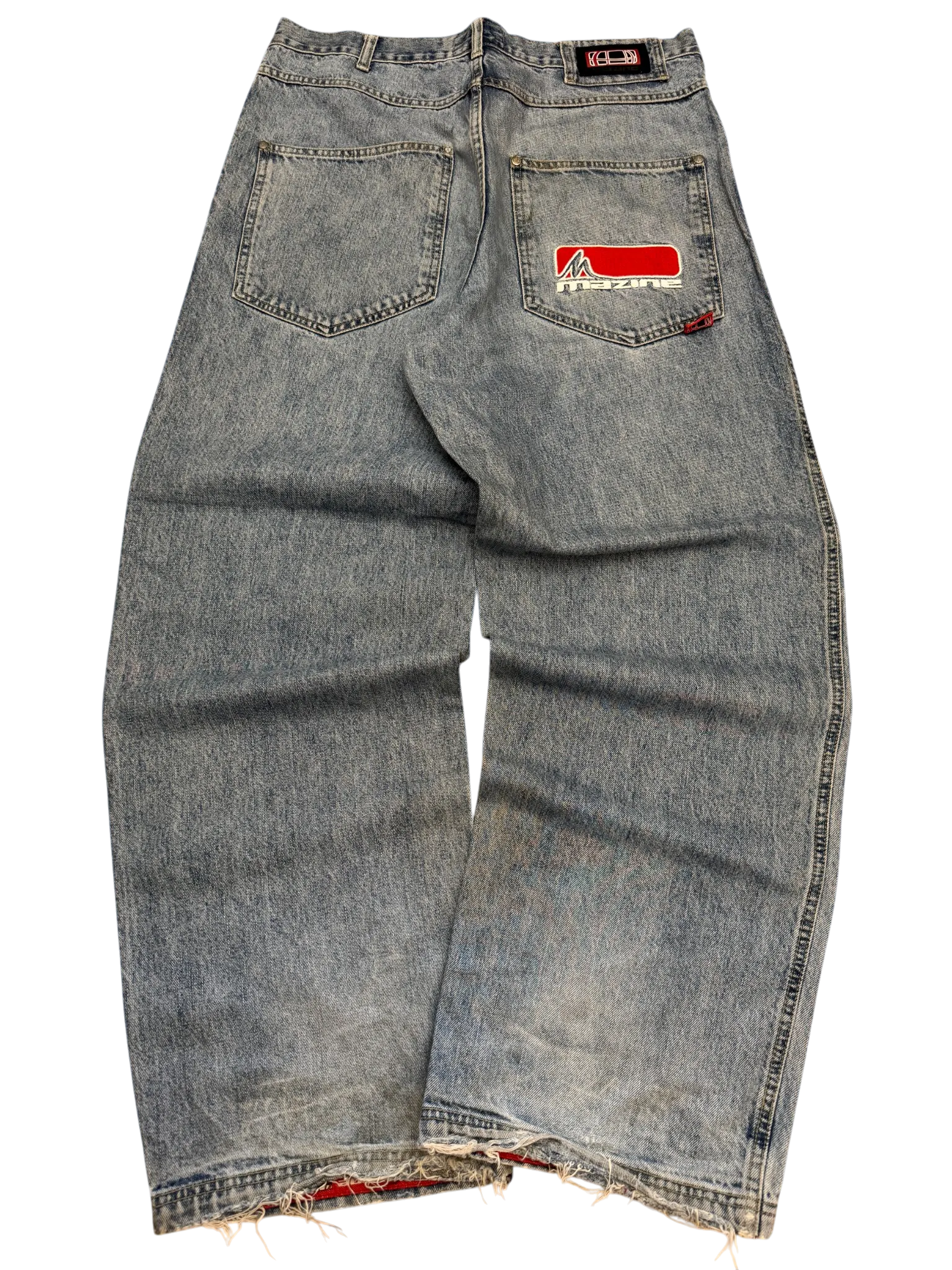 [V0896] Vintage y2k / 2000s Mazine blaue baggy jeans