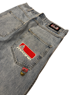 [V0896] Vintage y2k / 2000s Mazine blaue baggy jeans