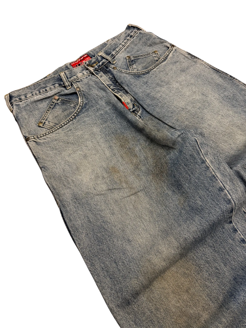 [V0896] Vintage y2k / 2000s Mazine blaue baggy jeans