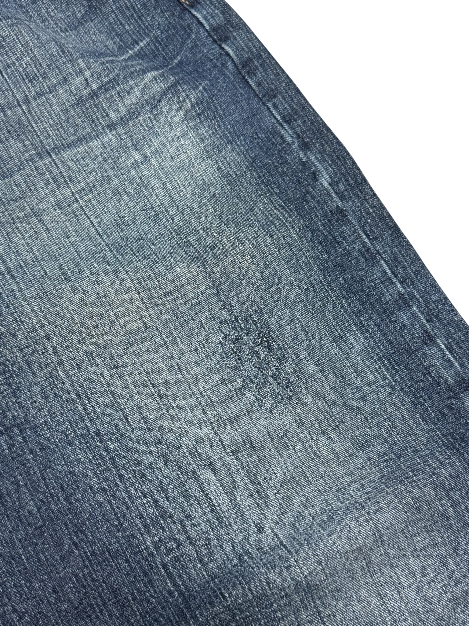 [V0949] Vintage y2k / 2000s Fubu blaue baggy jeans (Platinum Fubu)