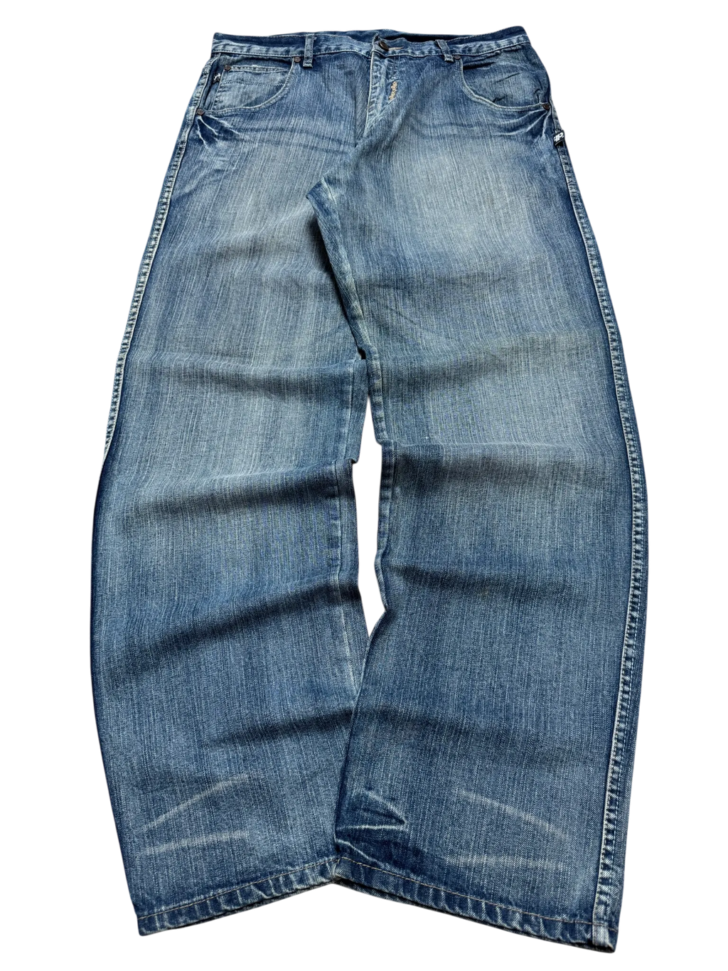 [V0929] Vintage y2k / 2000s Pelle Pelle blaue baggy jeans