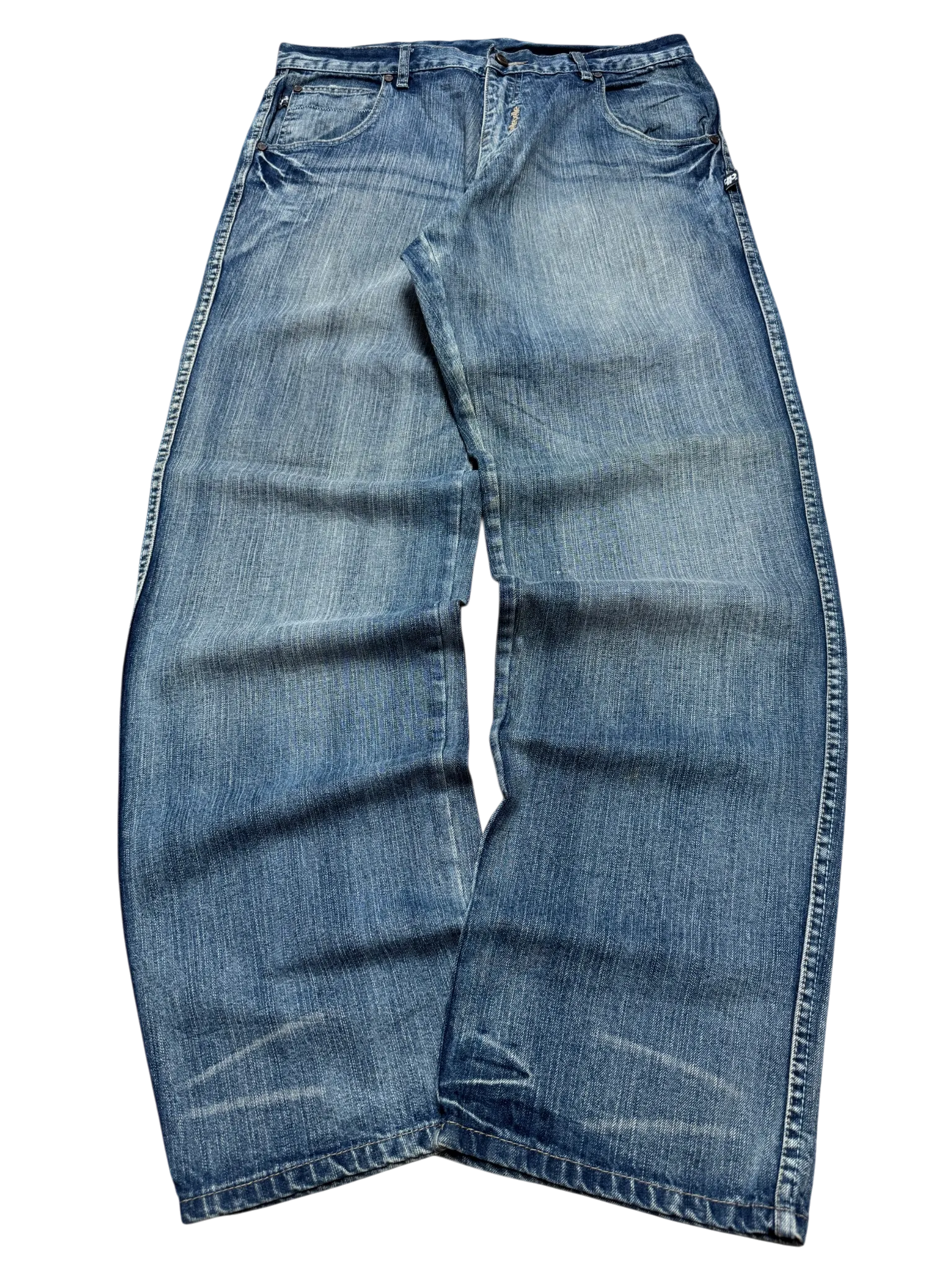 [V0929] Vintage y2k / 2000s Pelle Pelle blaue baggy jeans