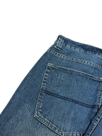 [V0949] Vintage y2k / 2000s Fubu blaue baggy jeans (Platinum Fubu)