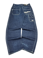[V0886de] Vintage y2k Southpole marineblaue baggy jeans